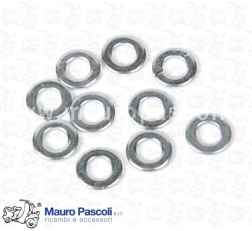 Kit de 10 n arandelas galvanizado diÁmetro dentro  mm6. fuera mm.6,5 mm 12.5