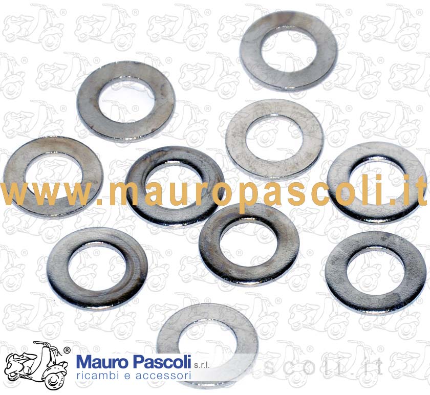 Kit de 10 n arandela níquel con diámetro interior 7 MM