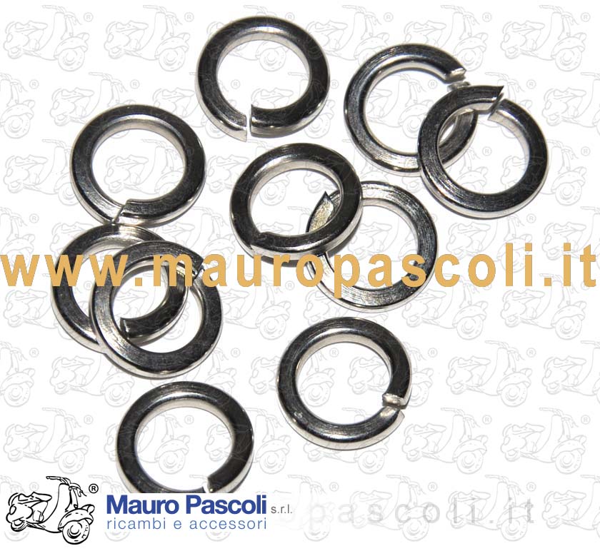 Kit 10 arandela niquel grower da 8 mm reducido