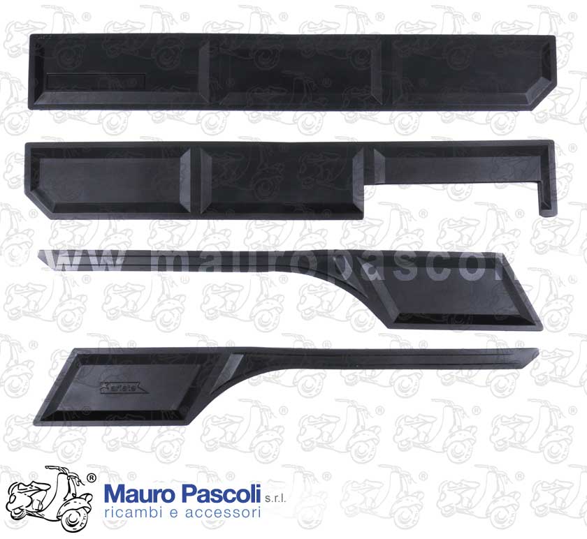 Kit strisce paracolpi laterale parafango e cofani,vespa px 80 - 125 - 150 - pe.