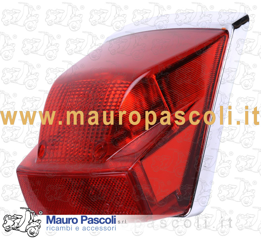 Fanalino posteriore completo omologato,vespa 125 - 150 - 200.