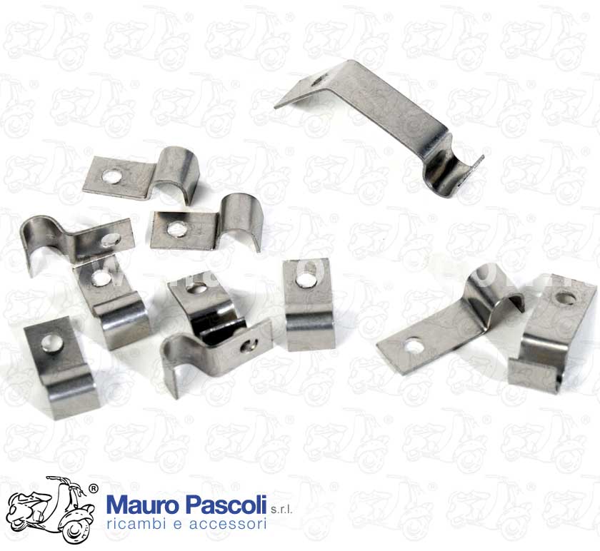 Kit n 11 piastrina.ferma trasmissione frizione e acceleratore,per Vespa .