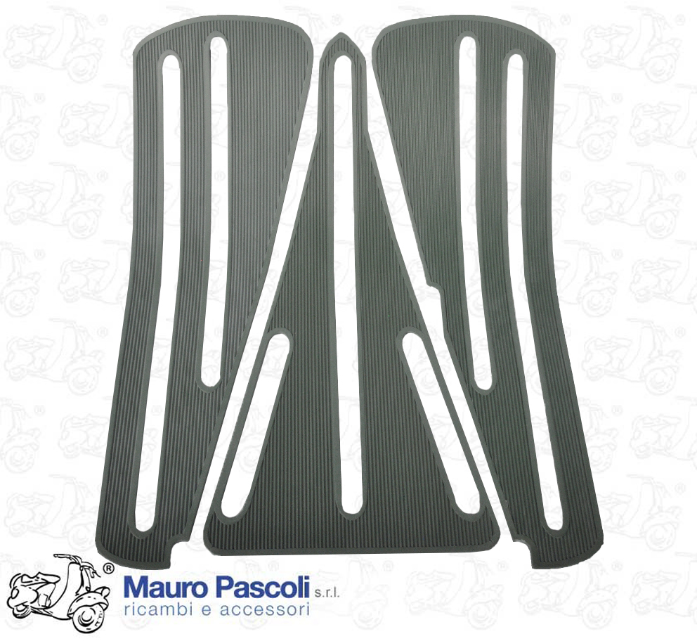 Tappeto in gomma della pedana di colore verde,vespa : v98t - v1t - v11t>15t.
