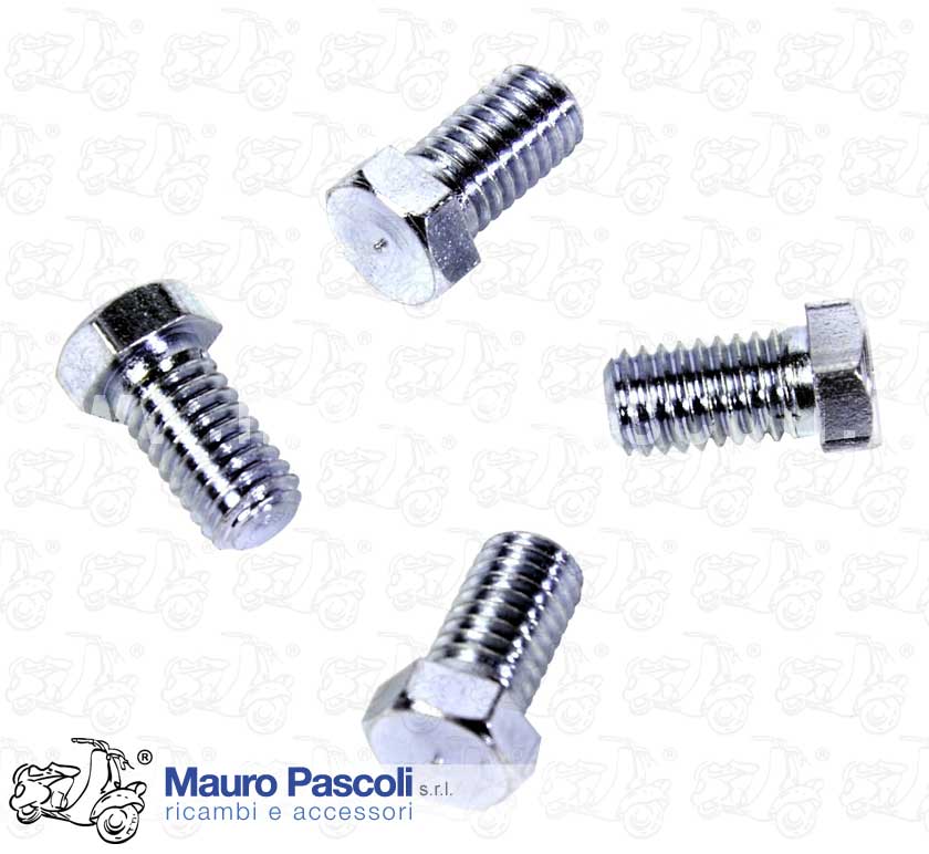 Kit n.4 bulloni zincata diam.mm 6, chiave mm 8 per fissaggio ventola.