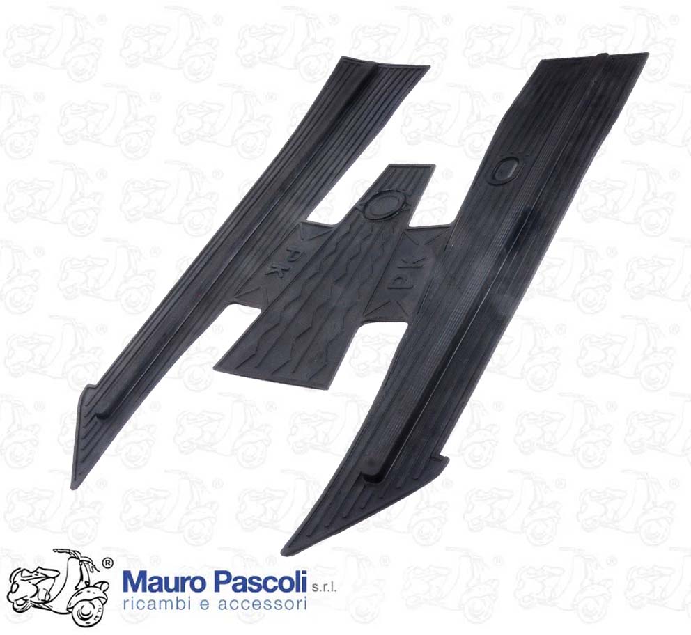 Tappeto della pedana di colore nero,vespa : v5x1t>x2t - v5n1t - va51t - vam1t - vvm1t>2t - vmx1t - vmx5t - vmx7t.