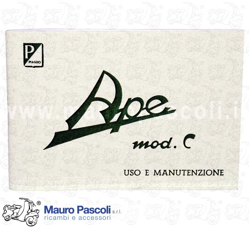 Libretto uso e manutenzione,ape 1956>67.