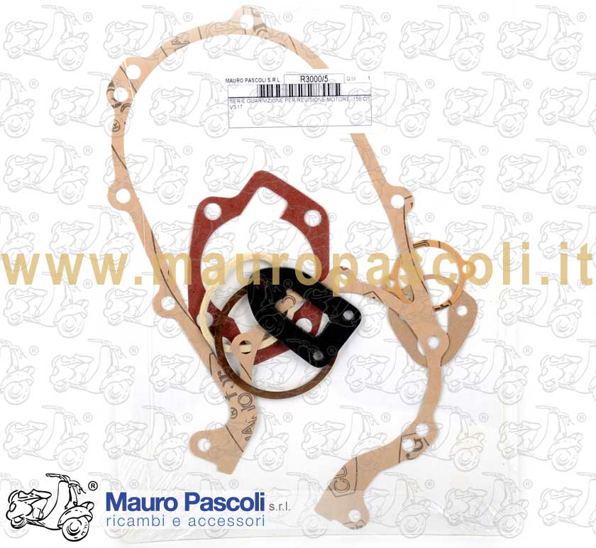 Serie guarnizioni per revisione motore,vespa 150. 1955 gs cavi esterni.