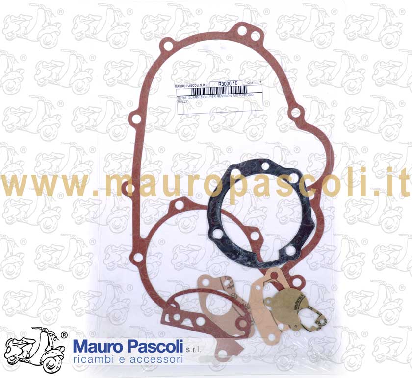 Serie guarnizioni per revisione motore,vespa 200 rally senza il mix.