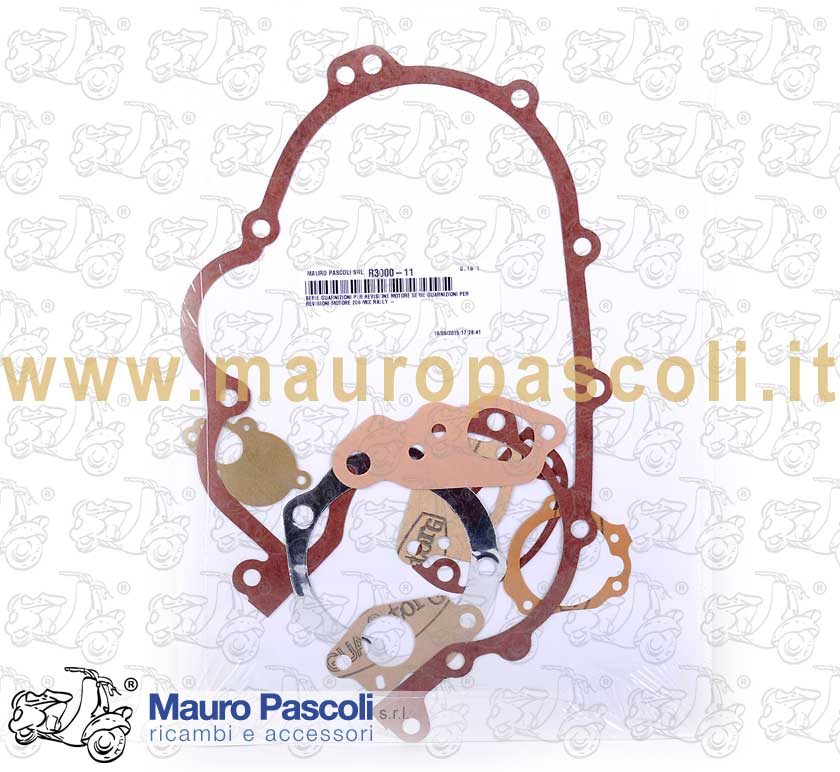 Serie guarnizioni per revisione motore,vespa 200 rally con mix.
