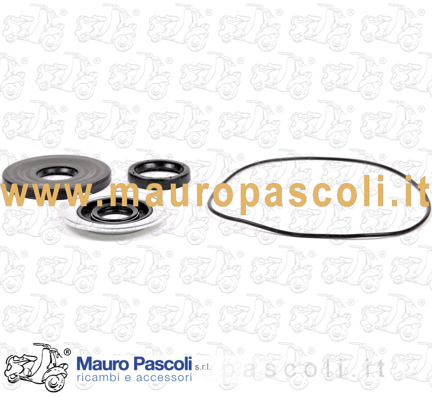 Serie paraoli con oring per revisione motore,vespa 125 1957>59.