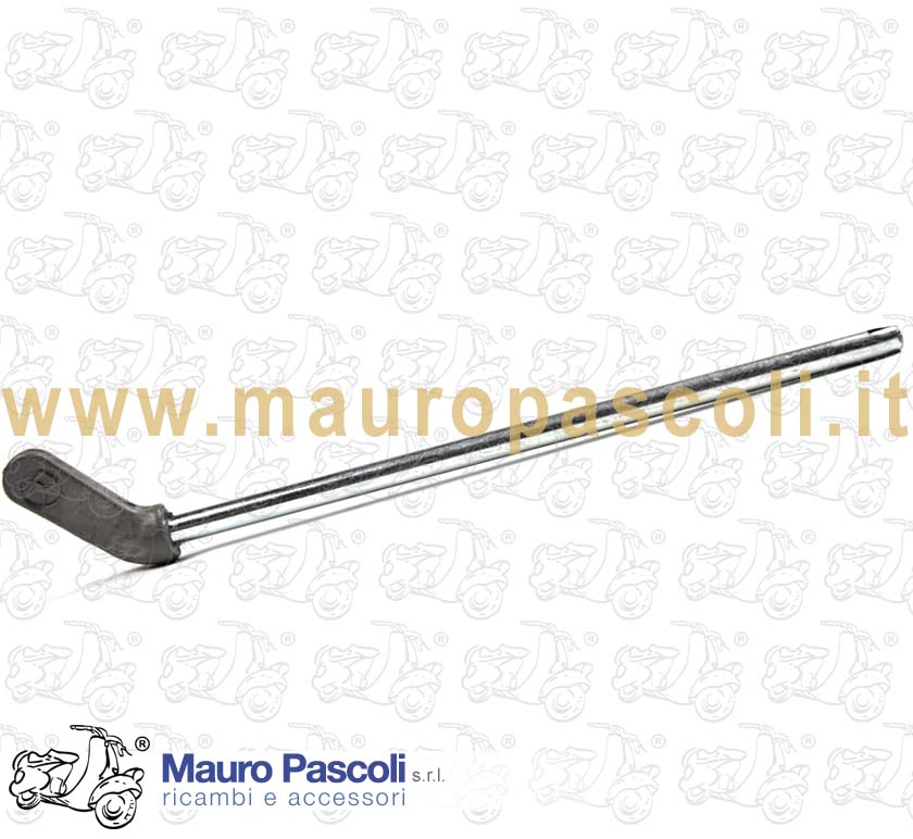 Asta comando rubinetto miscela,levetta in plastica grigia, Vespa 125 - 150.