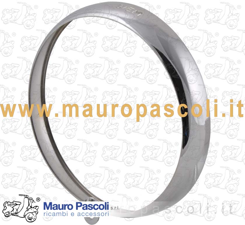 Cornice ghiera per faro marca siem da mm 105,vespa - ape.