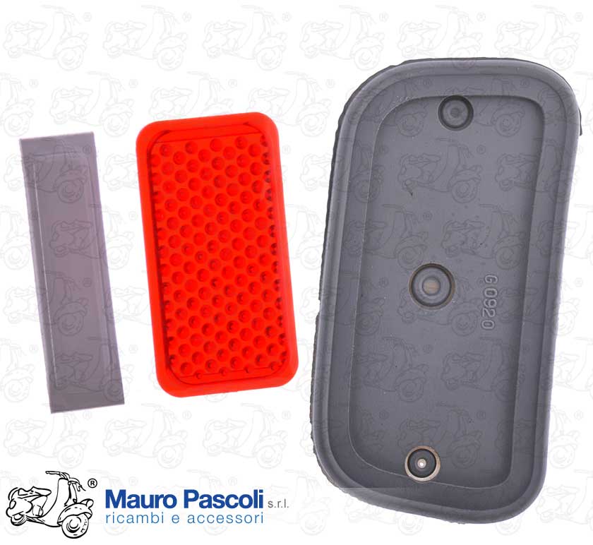 Kit plastic reflector, transparent plate light, gasket