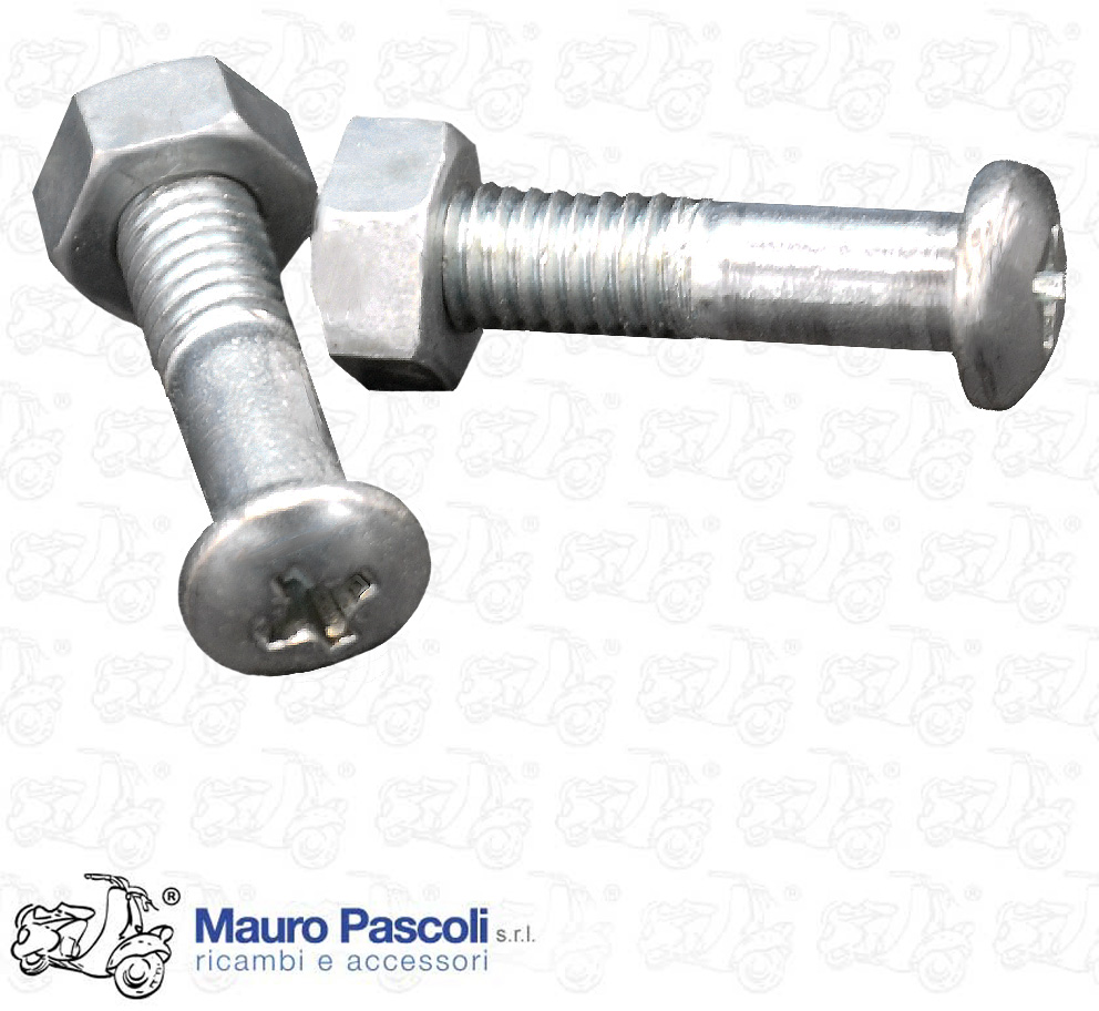 PAIR OF CUT SCREW WITH CENFRINATE NUT, FIXING OF THE LEVERS TO THE HANDLEBAR.