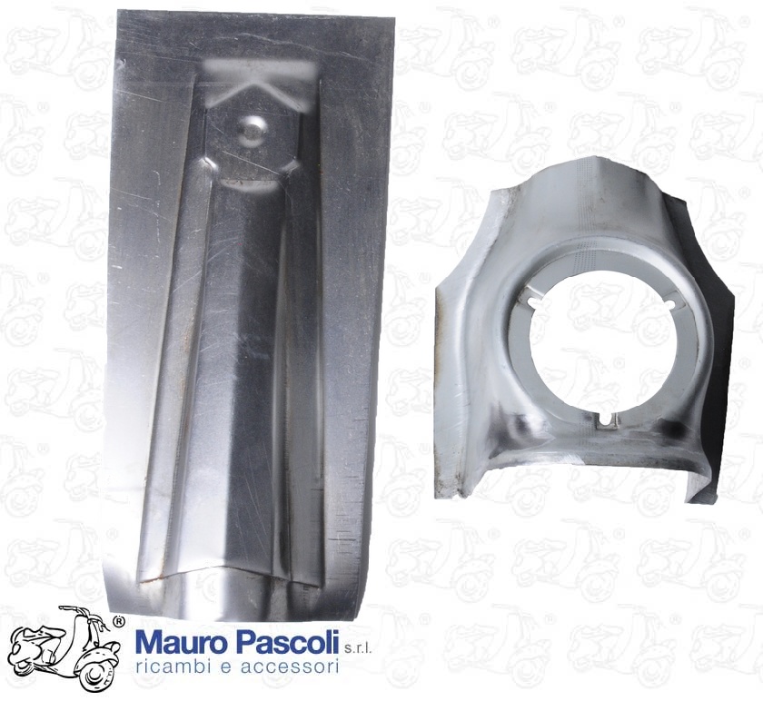 Embout nasal en fonte et porte-corne en fer