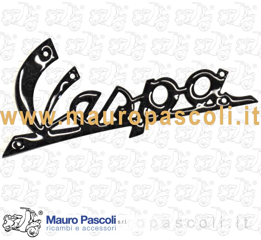 Targhetta anteriore - Vespa - vernicata blu notte a 6 fori,vespa 125 vnb.