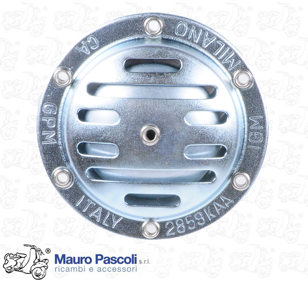 CLACSON GALVANIZADO EN CORRIENTE ALTERNA 12V. C / A.