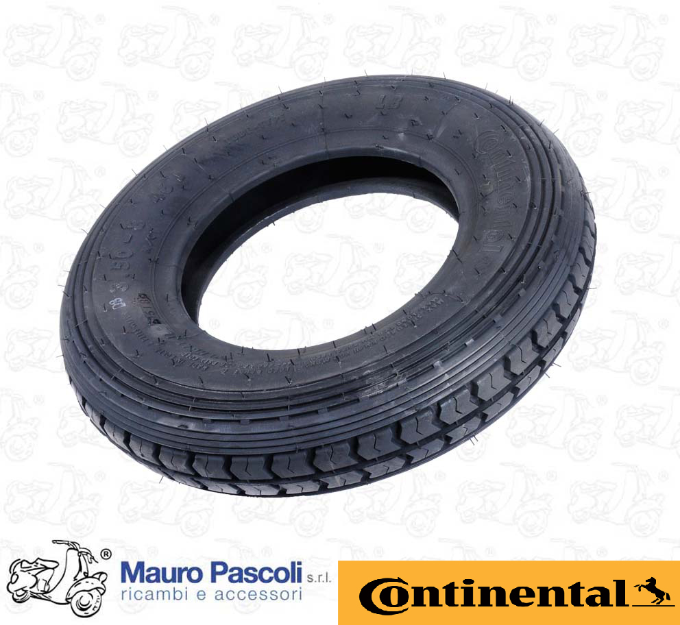 Pneumatico nero 3/50 - 8 continental lb 46j,vespa 98 - 125 - 150 - 1946>69.