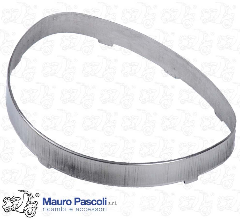 Cornice cromata a linguette,contachilometro,vespa 50 -90 -125 -150 -180 -200.