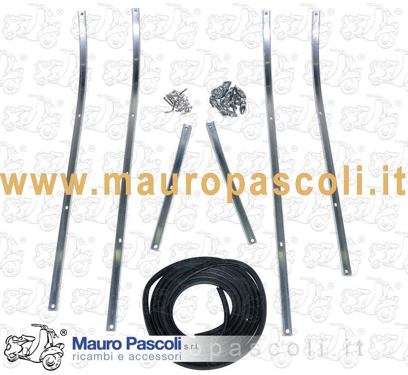 Kit de suelo completo (tiras de caucho, terminales y remaches)