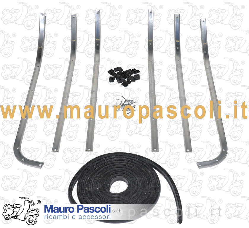 Kit piso completo (tiras de caucho, terminales y remaches)