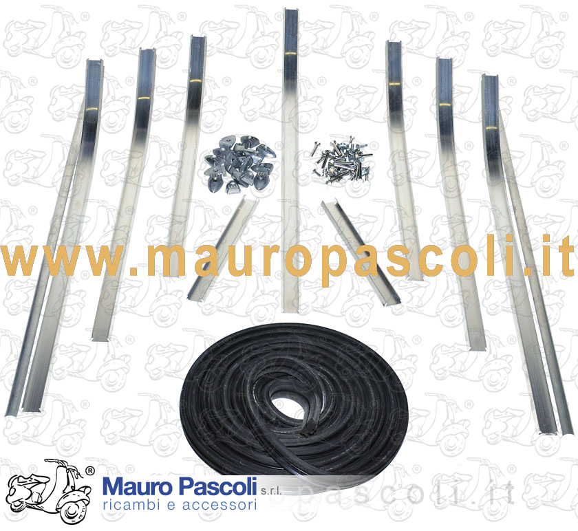 Kit piso completo (tiras de caucho, terminales y remaches)